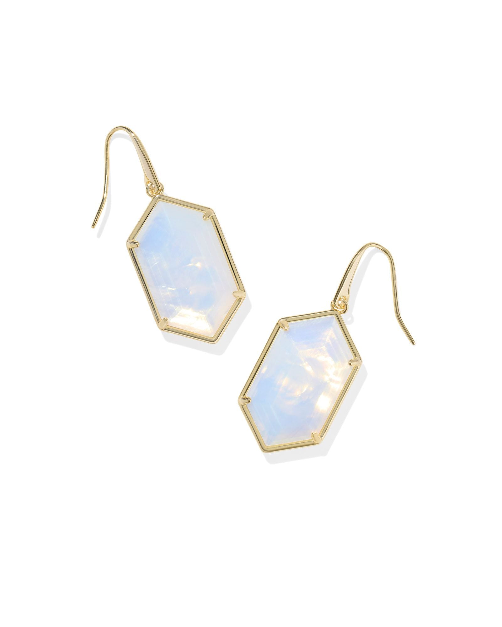 Hallie Drop Earrings in Opalite Illusion