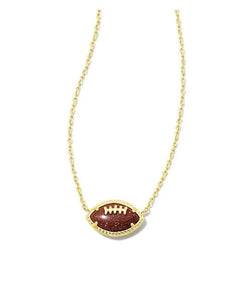 Football Necklace in Gold