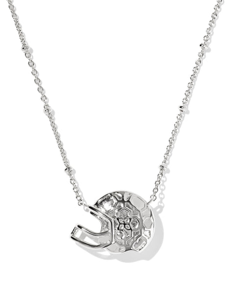 Football Helmet Short Pendant Necklace