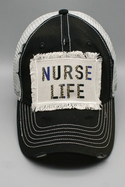 Leopard Nurse Life Patch Trucker Hat