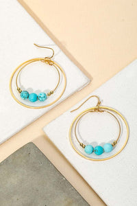 Trinity Turquoise Earrings