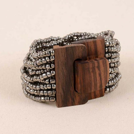 Wood Buckle Bracelet