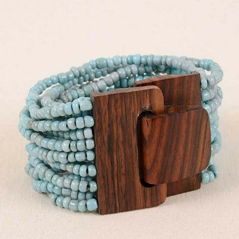 Wood Buckle Bracelet