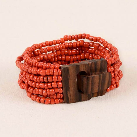 Mini Wood Buckle Bracelet