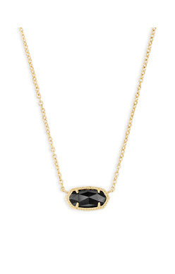Elisa Necklace in Gold and Black