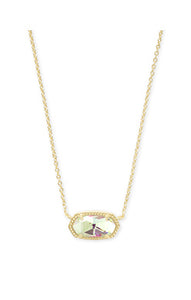 Elisa Necklace Gold Dichroic Glass