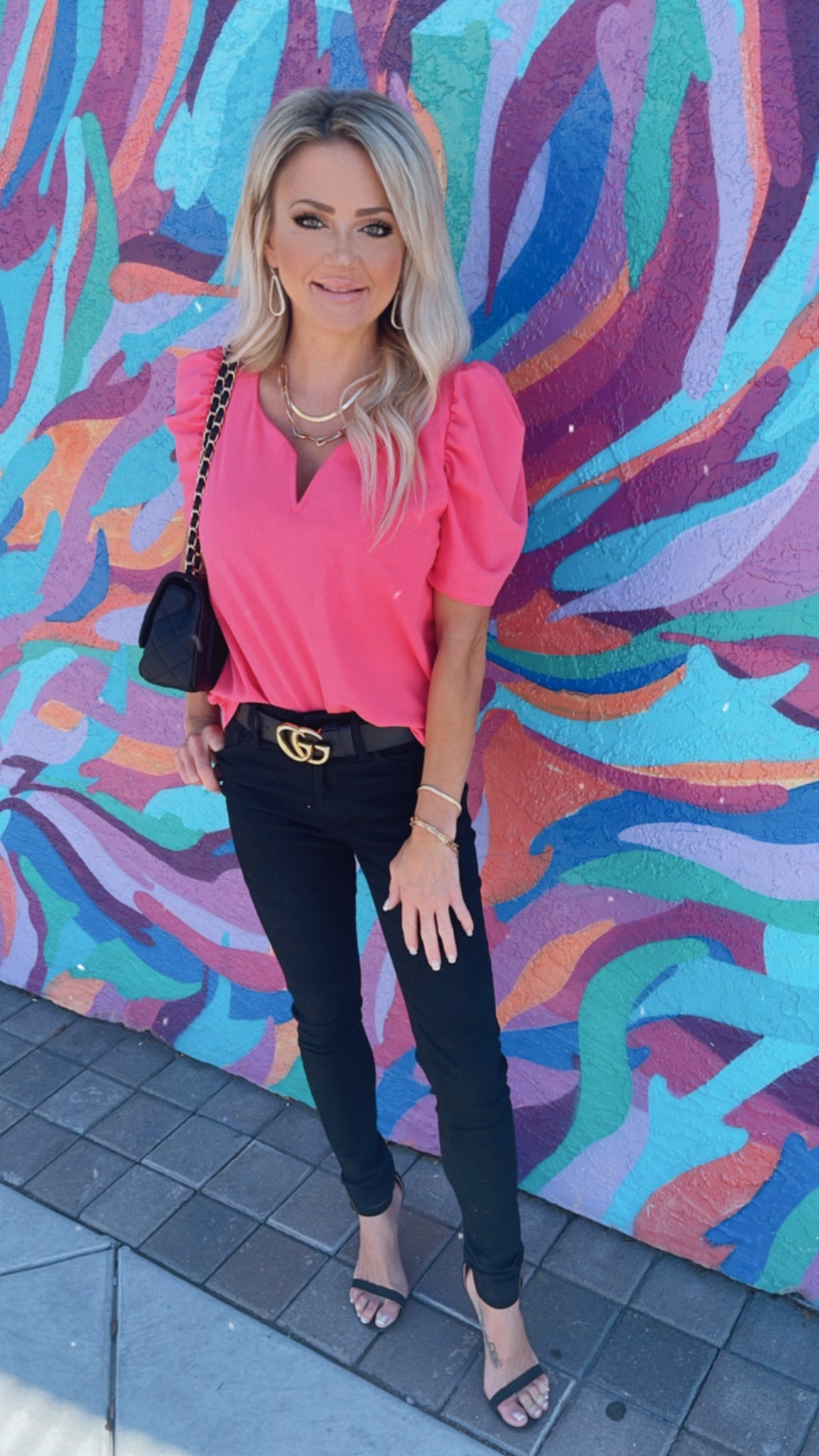 Sweetheart Blouse in Pink