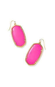 Danielle Earrings Neon Pink