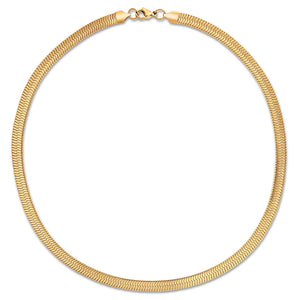 Ellie Vail Jewelry - Ellie Vail - Paola Herringbone Chain Necklace