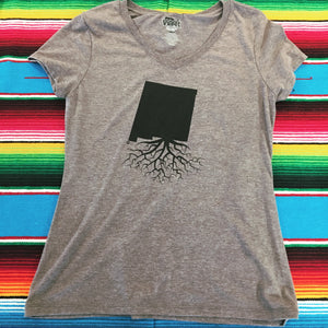 Women's Gray New Mexico Roots Tee