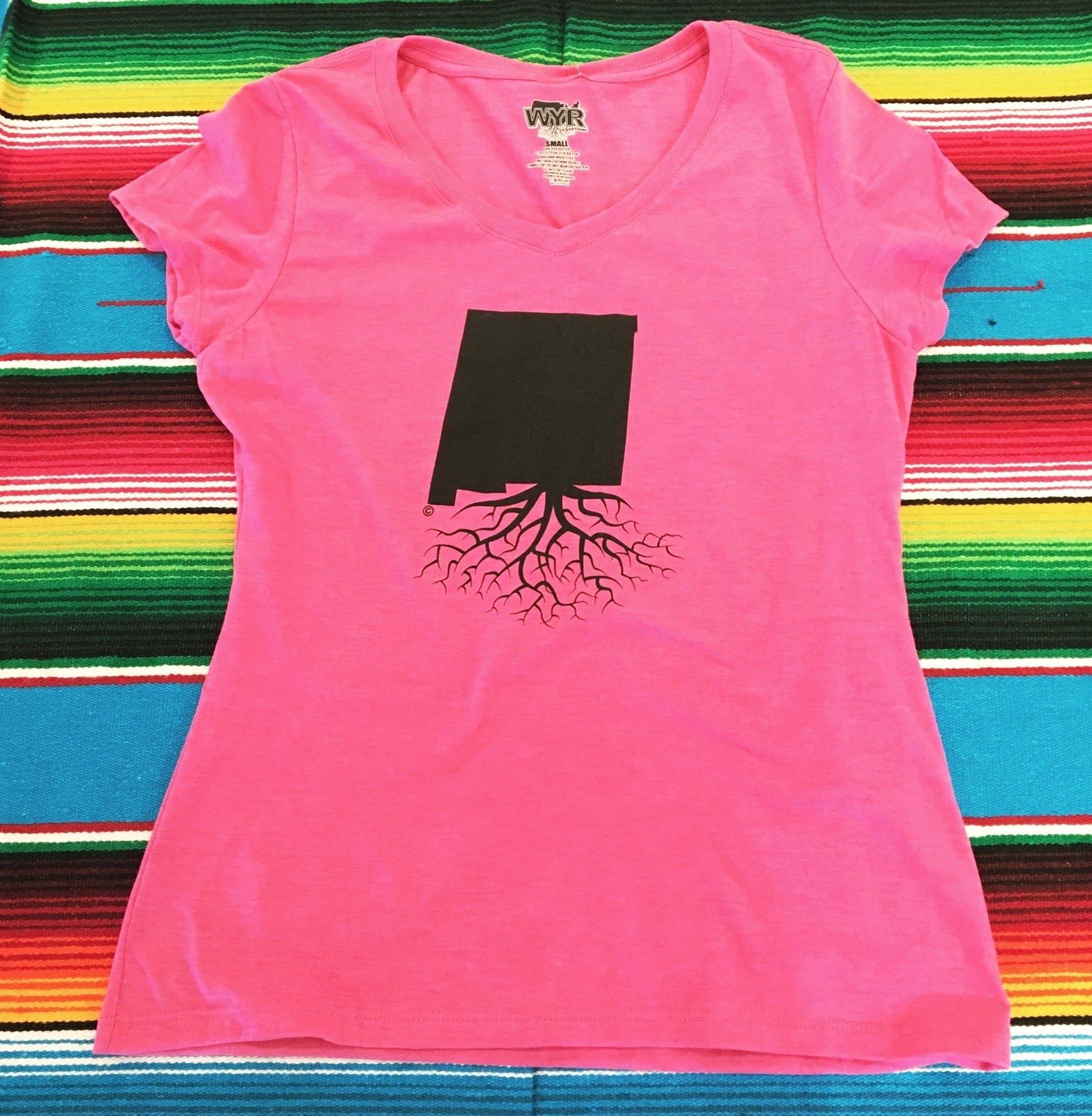 Women's Pink New Mexico Roots Tee