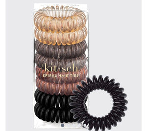 Spiral Hair Ties 8 Pack