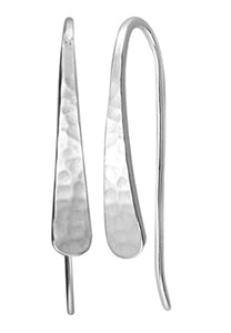 Sterling Silver Hammered Earrings