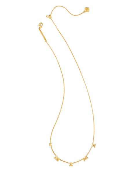 Mama Strand Necklace in Gold