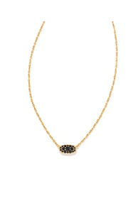 Grayson Necklace in Black and Gold