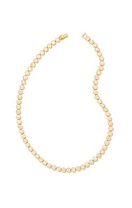 Carmen Tennis Necklace in Gold