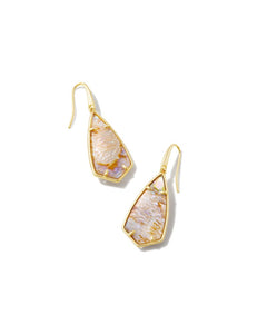 Camry Drop Earring in Iridescent Abalone
