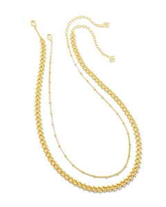 Lonnie Necklace Set in Gold
